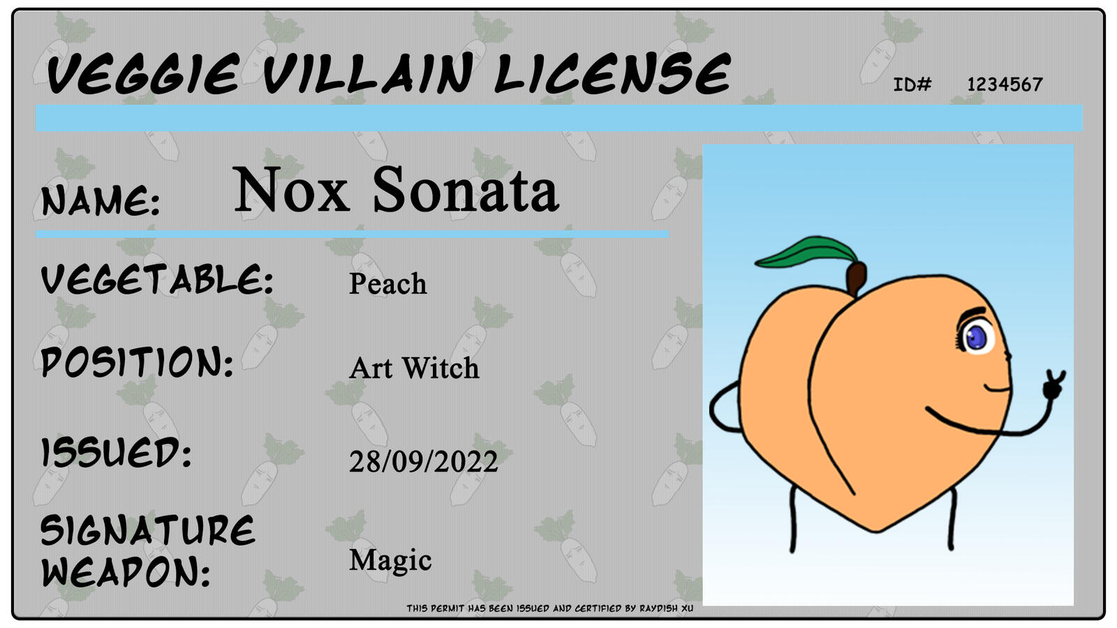 Villain License - NoxSonata Villain License - NoxSonata