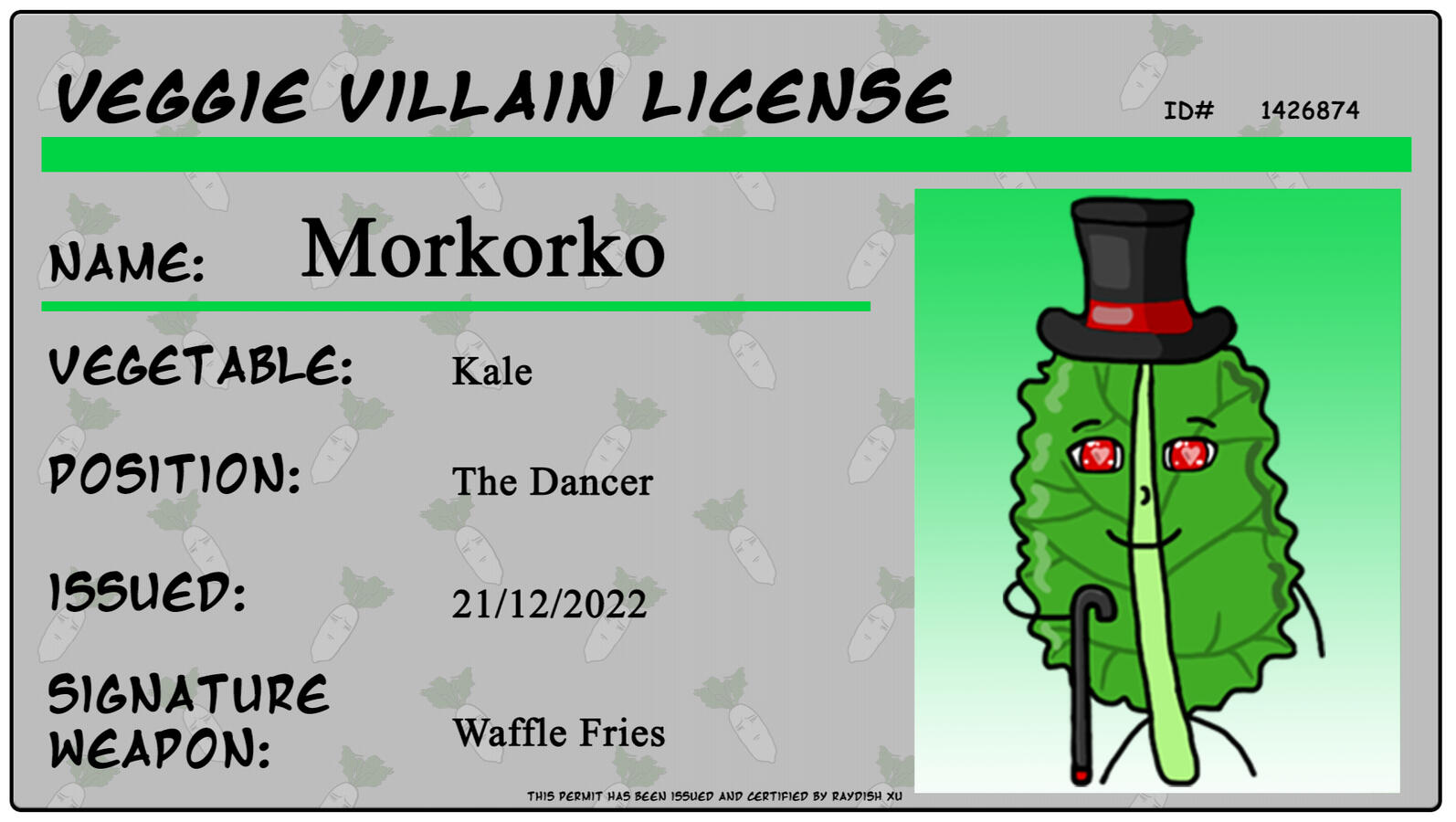 Villain License - Morkorko Villain License - Morkorko